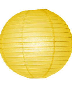 Location lanternes rondes boules chinoises jaune vif poussin canari