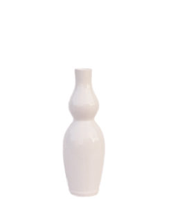 Location vases modernes blanc laque